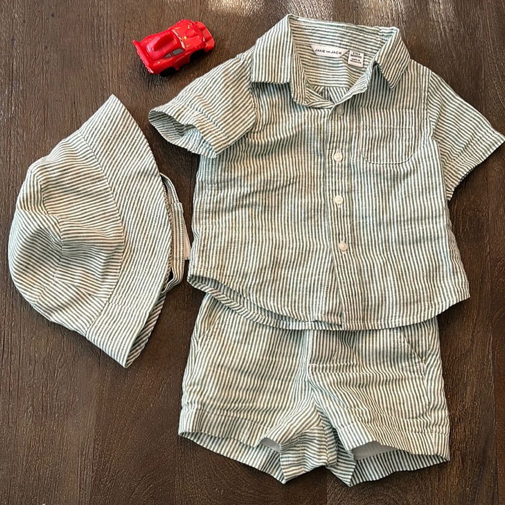 Janie and Jack baby boy outfit